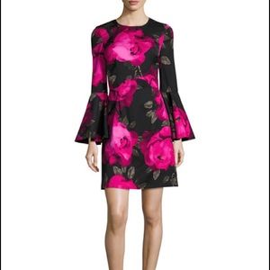Trina Turk Bell Sleeve Floral Dress